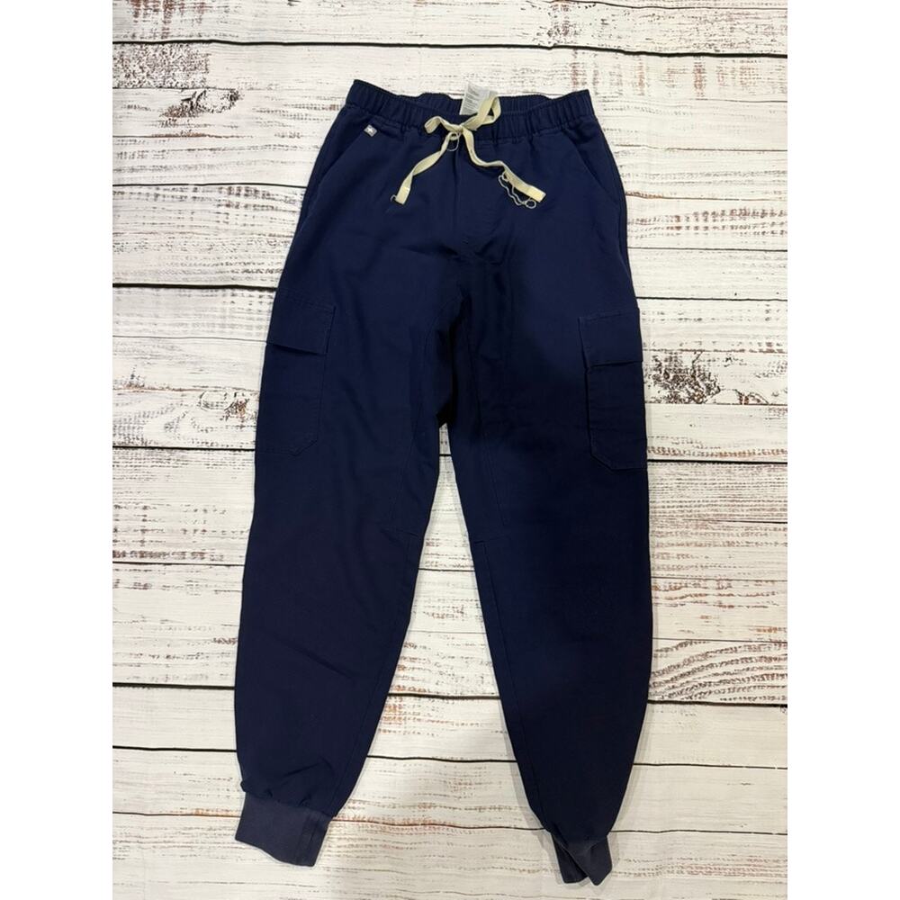 FIGS Men's Tansen Scrub Jogger‎ Pants Size Small Navy Blue Technical Collection